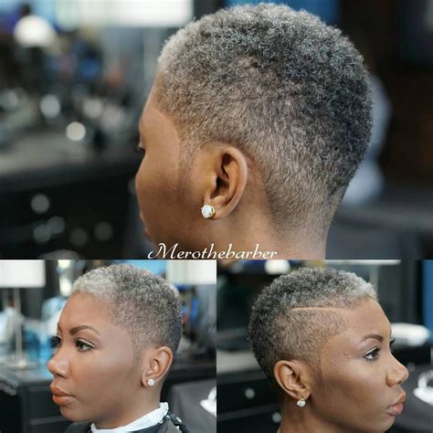 The connection levels of this fade are quite short and the tapering is almost unnoticeable. Short Natural Fades For Black Women - Wavy Haircut