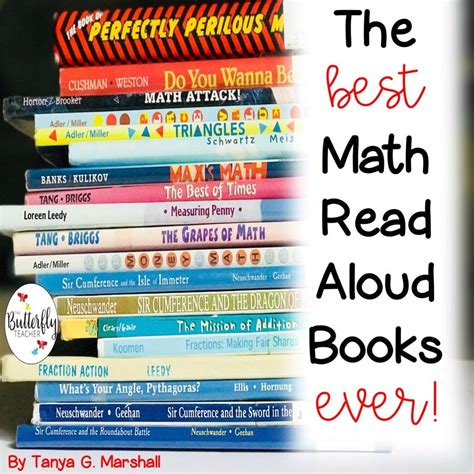 The Best Books For Math Read Alouds The Butterfly Teacher Math