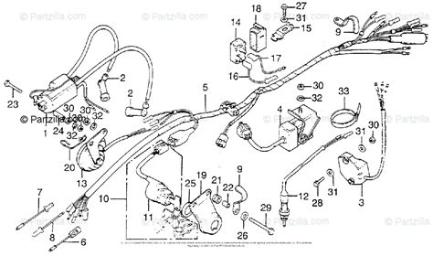 Ignition coil | testing ignition coils ignition coil failure: Honda Motorcycle Models with no year OEM Parts Diagram for ...