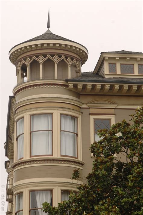 Turret Of An Edwardian House Edwardian House Architecture California