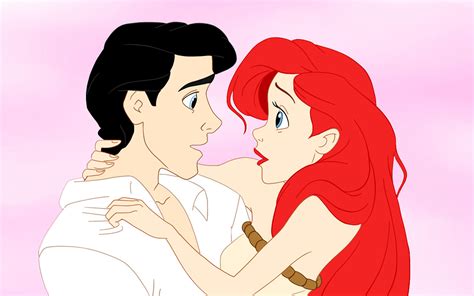 Disney Princess Ariel And Eric Wallpaper