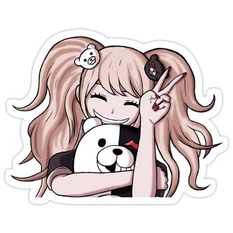 Cute Junko Enoshima Sticker By Tsumikinnie In 2021 Anime Printables