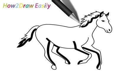Check spelling or type a new query. How to Draw a Horse Running for Beginners - Easy Drawing ...