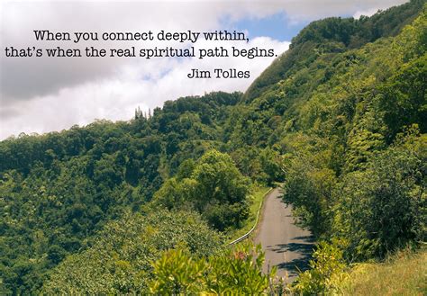 The true spiritual path is an internal journey that connects us deeply