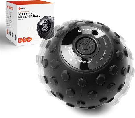 Lifepro 4 Speed Vibrating Massage Ball Revolutionary Lacrosse Ball Deep Tissue Trigger Point