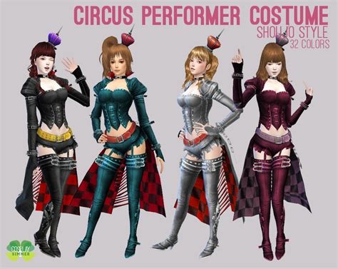 Circus Performer Costume For The Sims 4 By Cosplay Simmer Sims 4