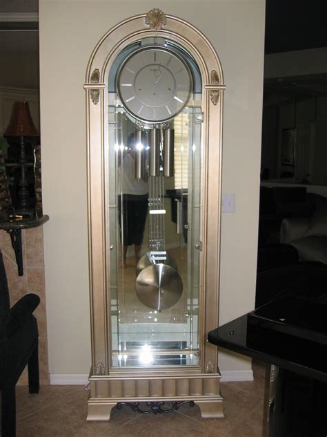 If it is weight driven, remove the weights by following the instructions for your particular clock. Howard Miller Coastal Point Grandfather Clock. So thrilled ...