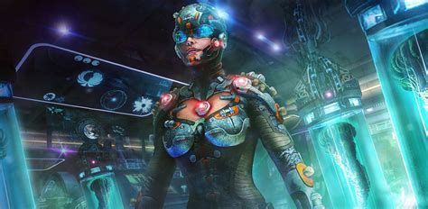 1080x1920 resolution cyborg digital wallpaper artwork futuristic science fiction robot hd