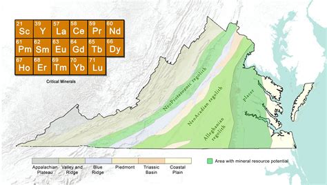 Virginia Energy Geology And Mineral Resources Rare Earth Elements
