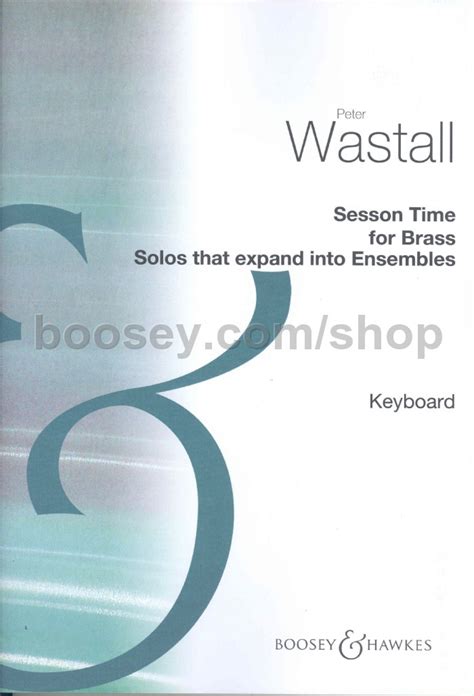 Session Time Brass Piano Accompaniment Peter Wastall