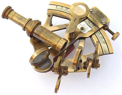 roorkee instruments india solid brass sextant nautical maritime astrolabe marine solid brass