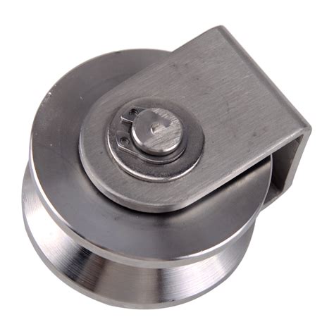 Industrial Heavy Duty Pulley Fixed Lifting Guide Wheel V Type Stainless