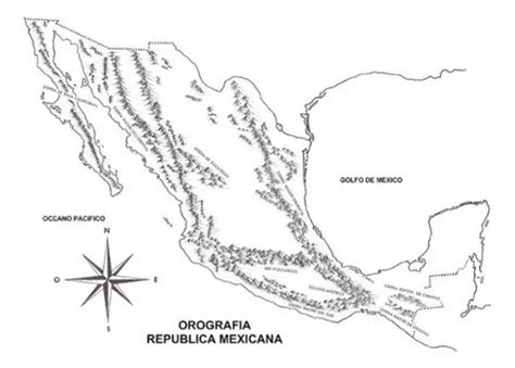 Mapa De La Republica Mexicana Pzs Con Sin Nombres En Venta En