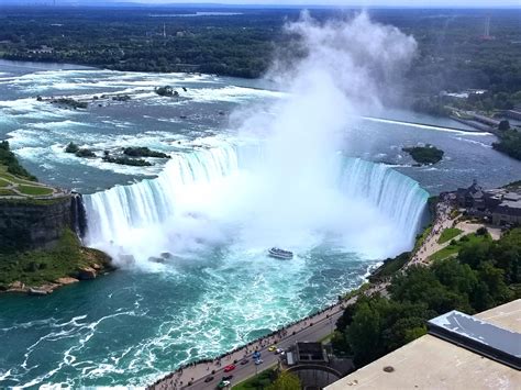 Os Niagara Falls Ontario Horseshoe Falls Taken From Skylon Tower