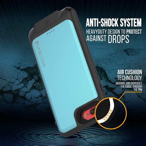 Punkjuice Iphone 8 Plus External Battery Case Teal