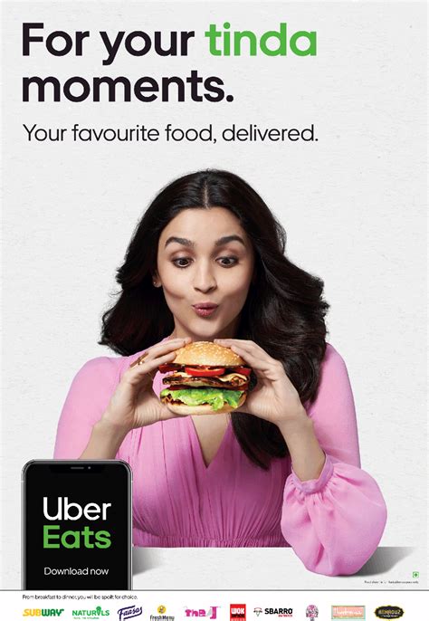 Uber Eats For Your Tinda Moments Your Favourite Food Delivered Ad ...