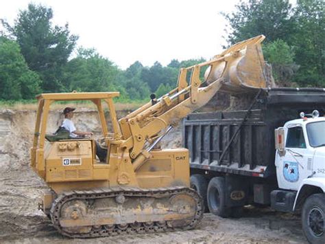 953 d track loader rescuing mired skid loader. Services with Equipment