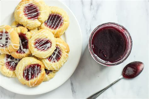 Thumbprint Cookies With Homemade Raspberry Jam My Eager Eats