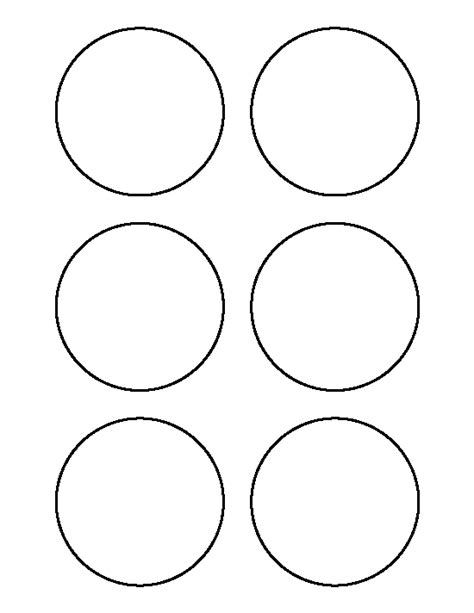 Printable 3 Inch Circle Template Printable Circles Circle Template