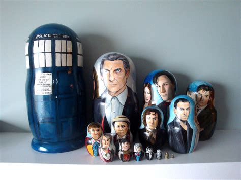 Set Of Fifteen Doctor Who Nesting Dolls By Bachel60 On