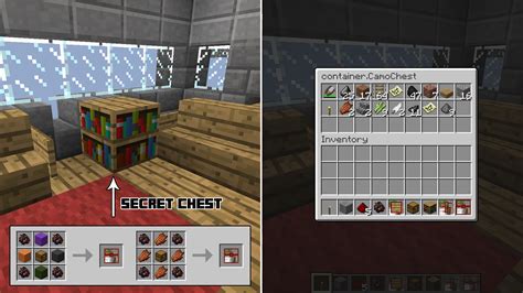Bookshelves generate in village libraries and some village houses. Secret Rooms Mod for Minecraft 1.16.5/1.15.2