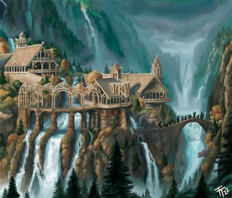 Rivendell Lord Of The Rings Study On Ms Paint By Ttartx On Deviantart