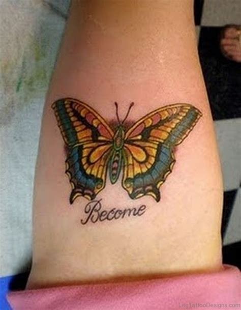 71 Outstanding Butterfly Tattoos On Thigh