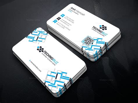 The cards also stack neatly, one on top of the other on mobile, remaining the great experience your users deserve. Premium Stylish Visiting Card Template 000814 - Template ...