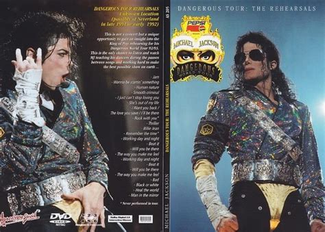 Michael Jackson Dangerous Tour The Rehearsals Dvd Rock Concert Dvd S