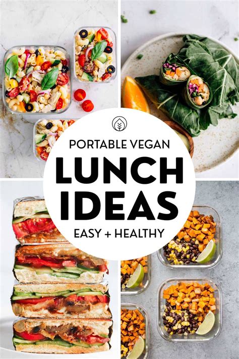Great healthy lunch recipes strike a delicate balance: 35 Easy Cold Lunch Ideas For School + Work (Vegan) | Easy ...