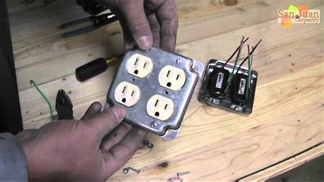 It shows the components of the circuit as simplified shapes, and how a wiring diagram usually gives more information about the relative position and arrangement of devices and terminals on the devices. Outlet / Receptacle Wire-Up How-To - YouTube