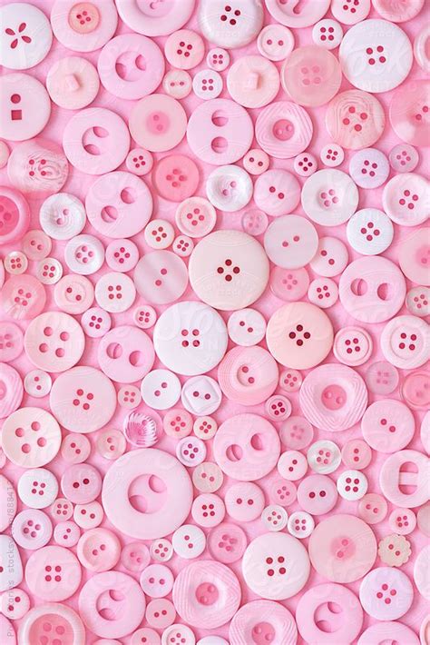 Pink Buttons By Pixel Stories Stocksy United Pink