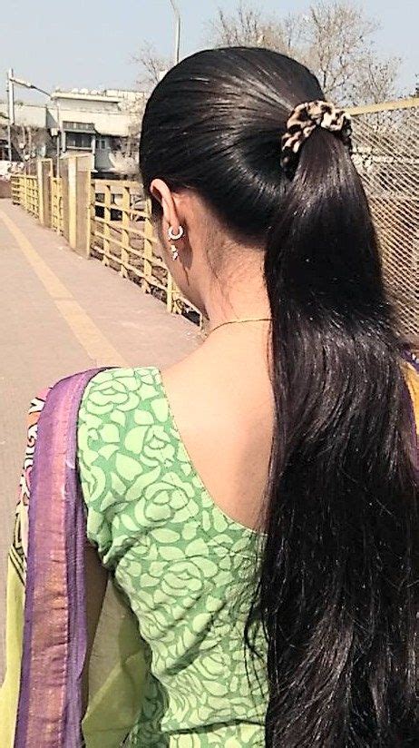 Model #th416 prevents hair breakage and hair loss: Silky long pony | Rambut