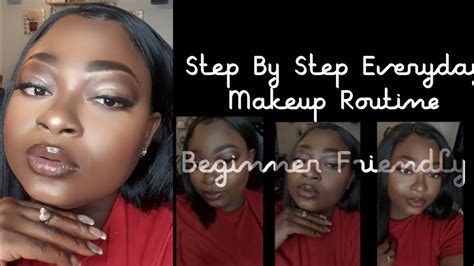 Beginner Friendly Easy Makeup Tutorial Darkskin Makeup Tutorial Youtube