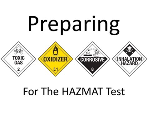 Preparing For Your CDL HAZMAT Test