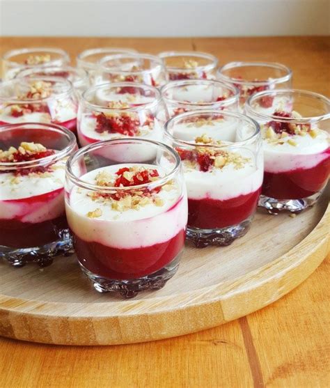 Verrines à la betterave fromage frais et noix Cuisine ta ligne