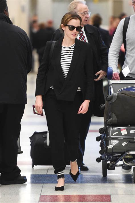 Carpets And Candids Emma Watsons Cuffed Travel Pants