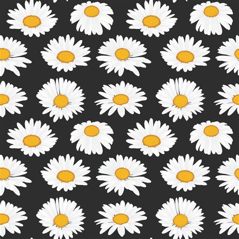 Collection Daisy Flower Seamless Pattern For Print 2304160 Vector Art