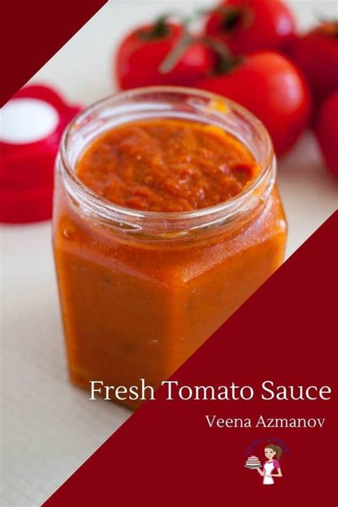 Maybe you would like to learn more about one of these? Homemade Fresh Tomato Sauce - 20 mins - Veena Azmanov