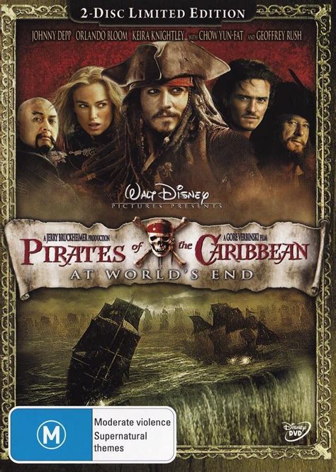 Pirates Of The Caribbean At Worlds End 2 Disc Dvd 2007 Region 4