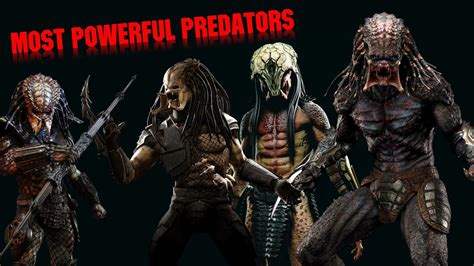 15 Most Powerful Predators From Movies Youtube