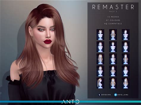 Anto Hello Everybody December Arrived And With It Sims Hair