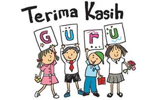 Indonesian holiday teacher's day illustration. KAD UCAPAN SELAMAT HARI GURU YANG COMEL-COMEL!!
