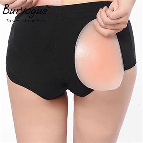 2019 Burvogue Triangle Silicone Butt Pads Sexy Underwear Women Slimming Body Shaper Butt Lifter