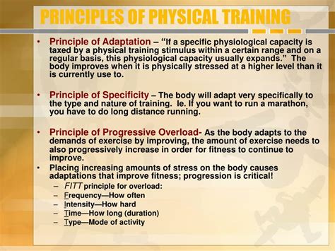 Ppt Principles Of Physical Fitness Powerpoint Presentation Free