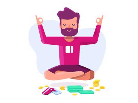 Pocketbook Finance Guru In 2020 Yoga Illustration