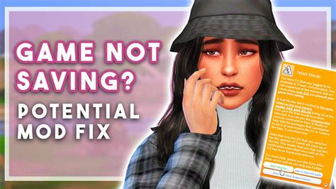Sims 4 Game Not Saving Heres A Potential Fix Mod Tutorial Sims 4