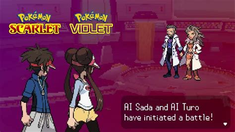 Pokémon Scarlet Violet Ai Sada Ai Turo Battle Theme B2w2 Remix