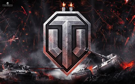 Tapeta World Of Tanks Czołgi Godło Logo Gry Wideo
