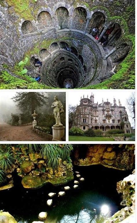 Quinta Da Regaleira Sintra ~ Portugal An Underground Tunnel With A